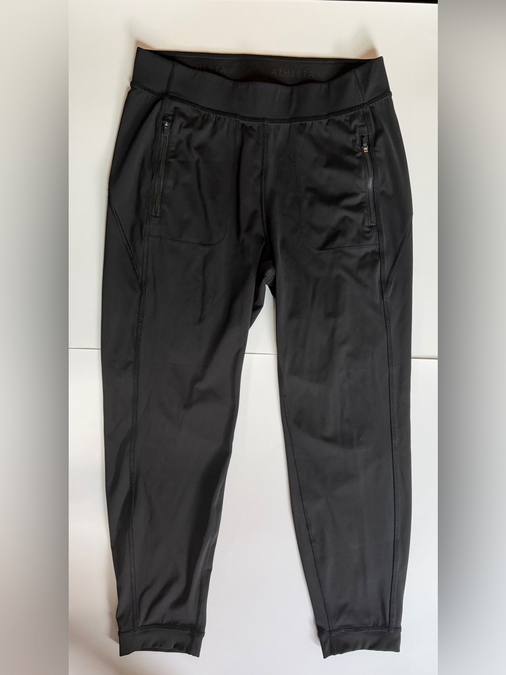 Athleta Courtside Trouser Women's buttery soft Performance Joggers - Black - S